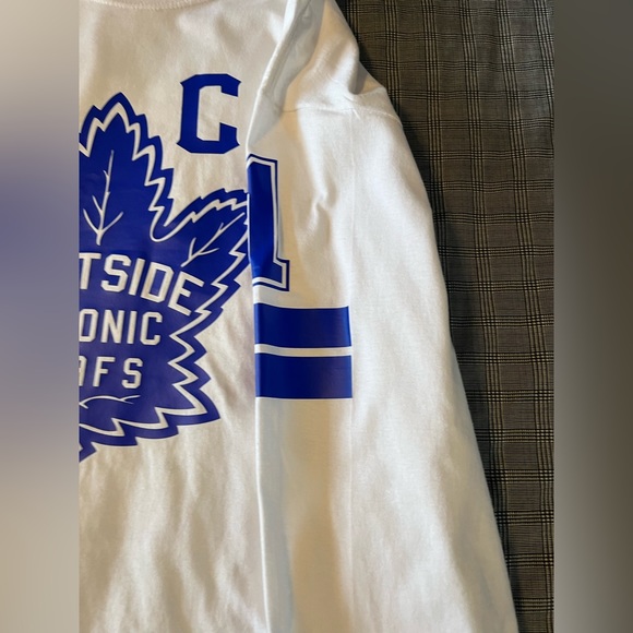 New Phreshcru Westside Chronic Leafs Long Sleeve Tshirt - White and Blue - Large - Picture 3 of 5